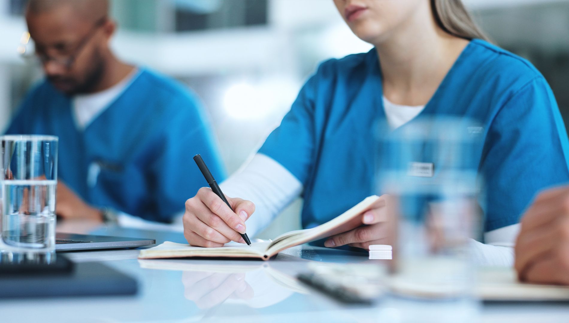 Markenarchitektur und Skalierung für MVZs: Bild aus einem Marken-Workshop in einem MVZ in München.