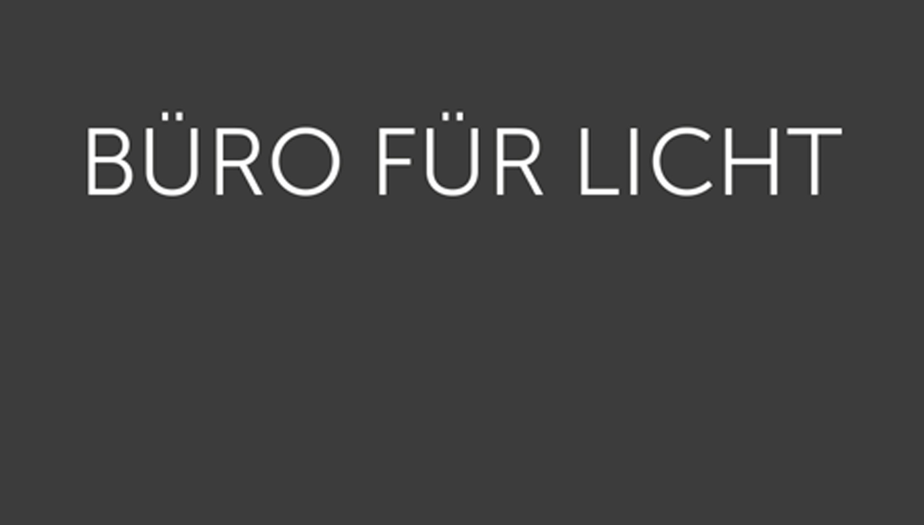 Corporate Design für das Büro für Licht von der Designagentur das formt aus München