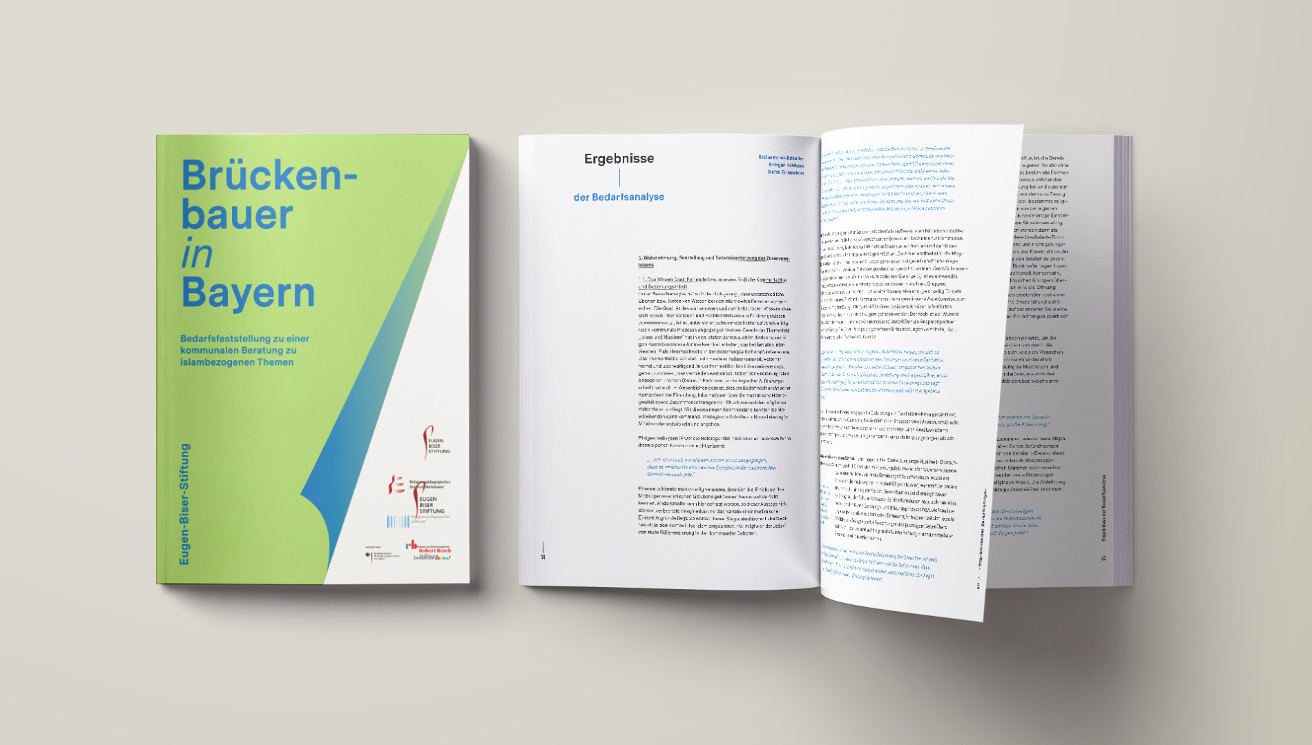 Buchreihe mit Printdesign der Designagentur das formt aus München