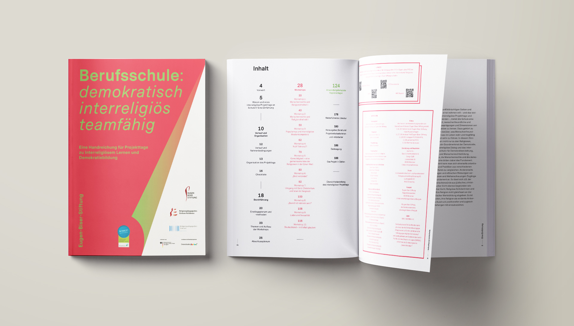 Broschüre mit Print- und Editorial Design der Designagentur das formt aus München