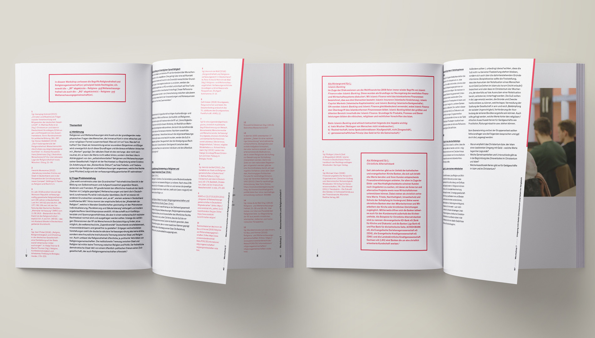 Broschüre mit Print- und Editorial Design der Designagentur das formt aus München