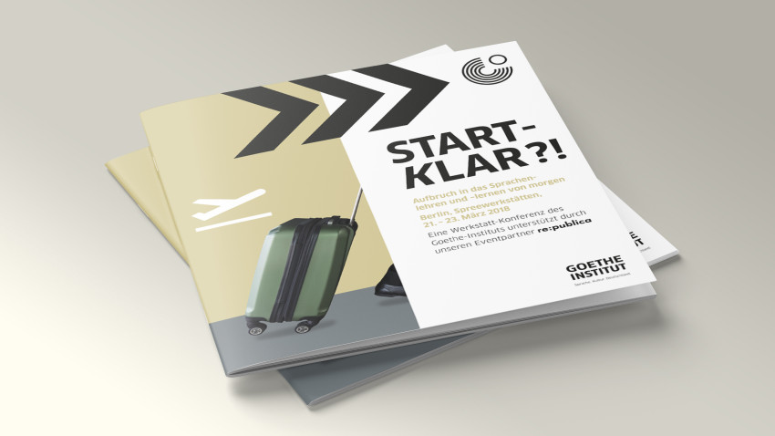 Corporate Design, Messedesign, Orientierungssystem und Printbroschüre von der Designagentur das formt aus München