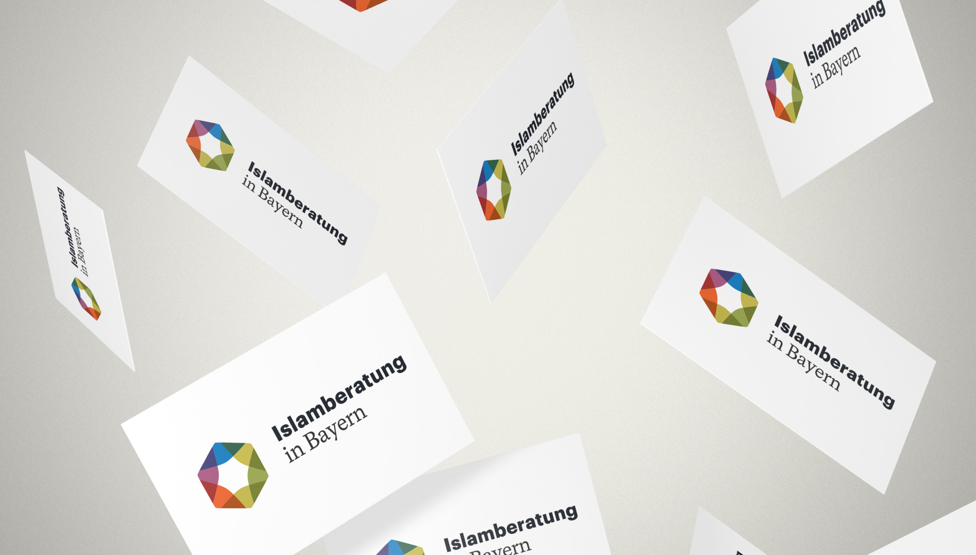 Coporate Design mit Geschäftsausstattung für die Islamberatung in Bayern von der Designagentur das formt aus München