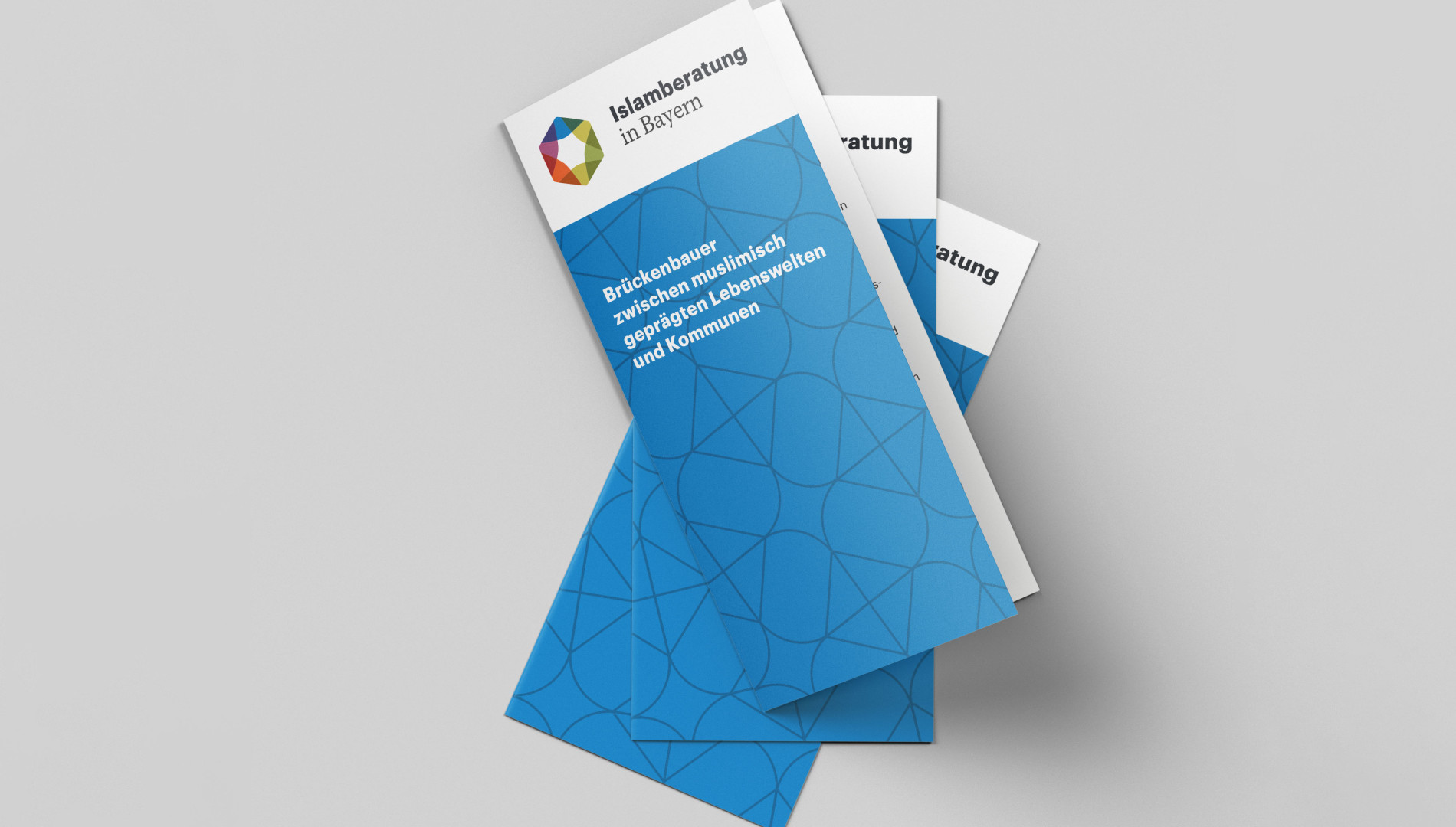 Coporate Design mit Unternehmensfolder für die Islamberatung in Bayern von der Designagentur das formt aus München