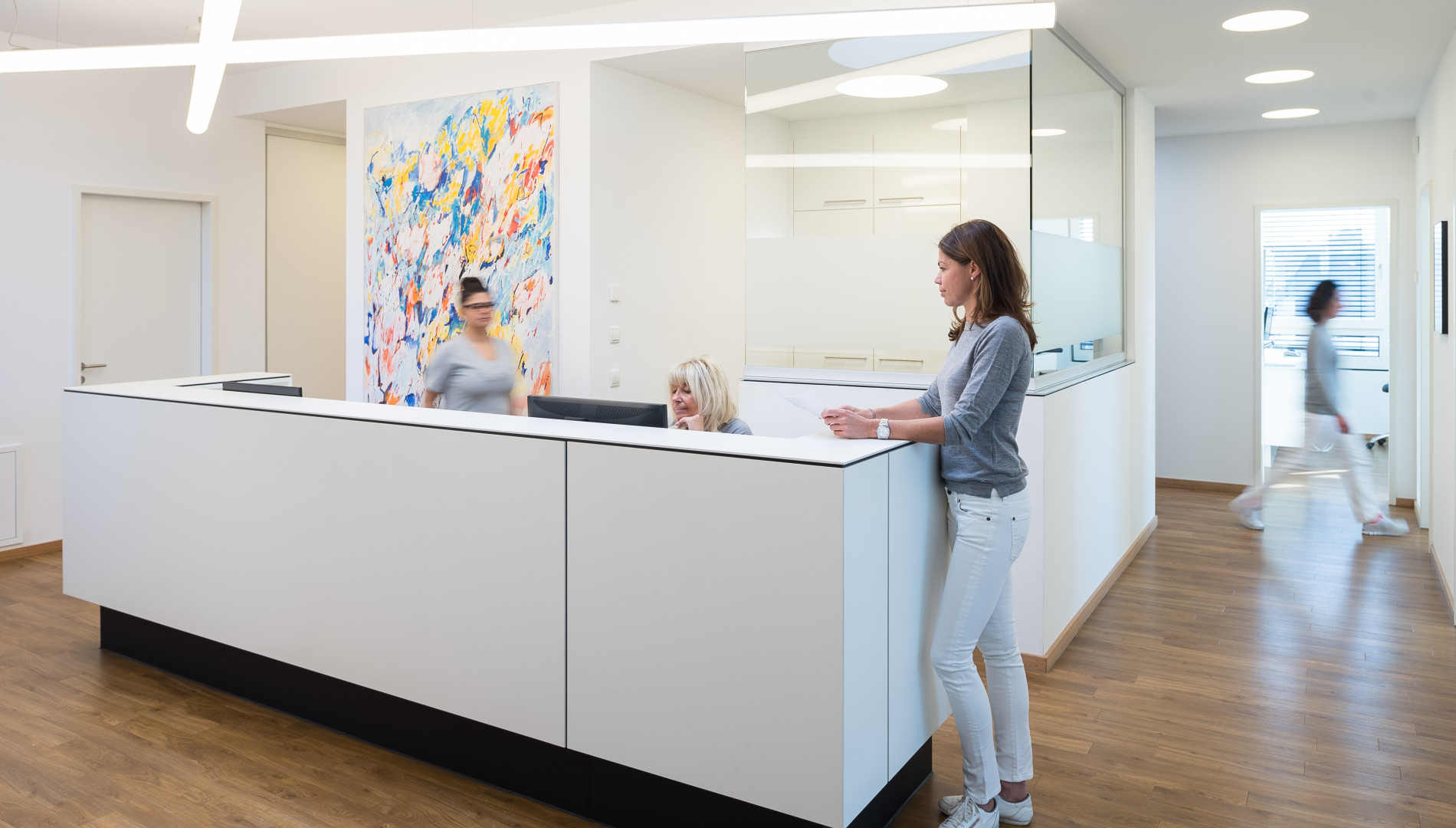 Imagephotographie für die Zahnarztpraxis aus Memmingen von der Designagentur das formt aus München