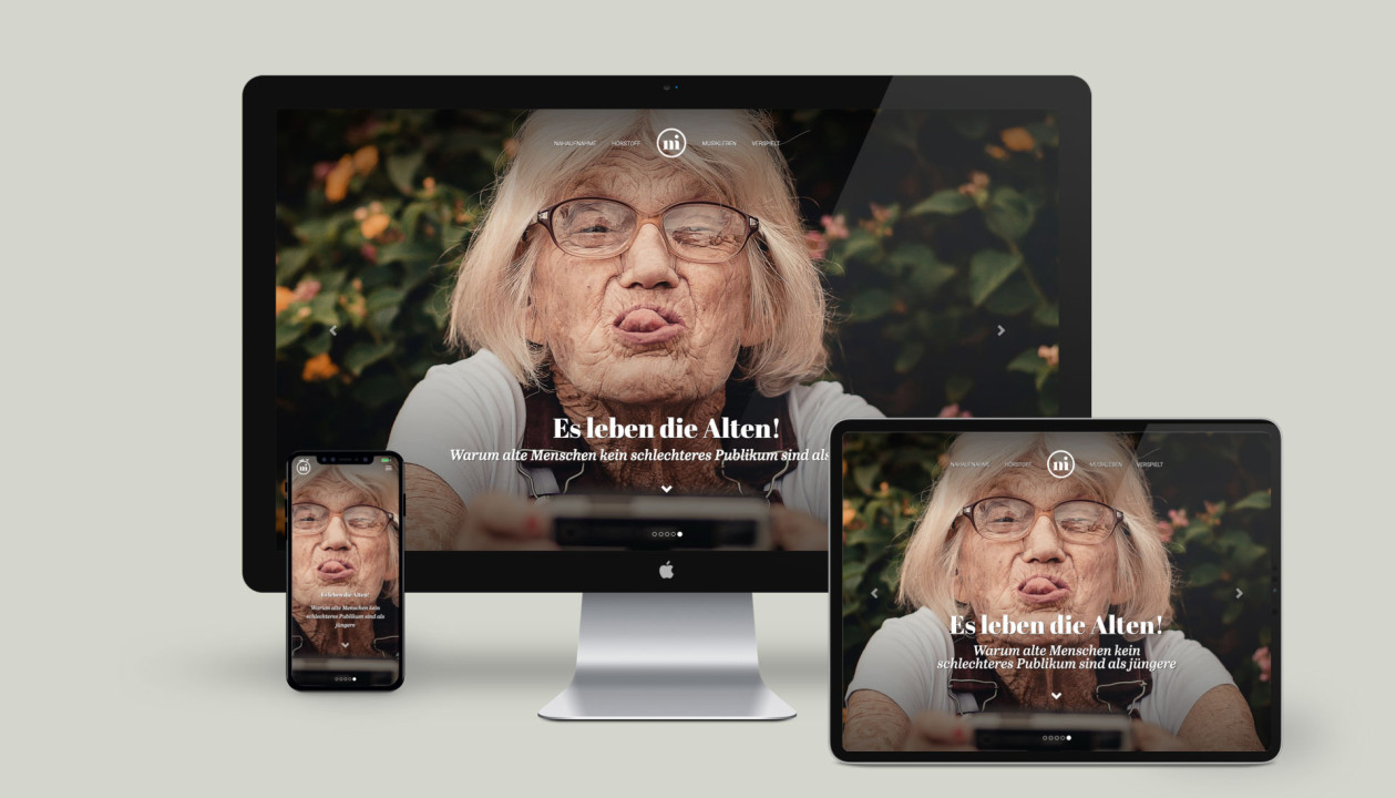 Internetauftritt mit individuellen Content-Management-System für das Magazin niusic von der Designagentur das formt aus München