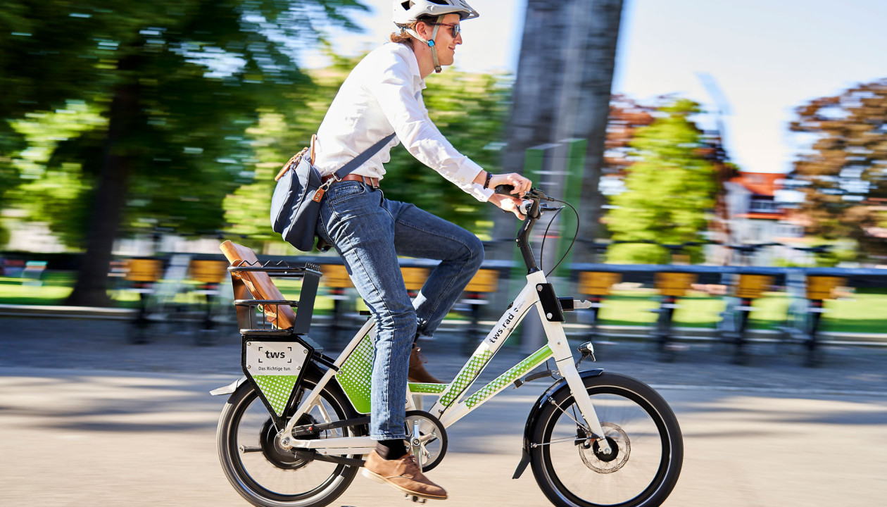 Markenentwicklung und Corporate Design für den mobilen Fahrrad-Leihservice der tws aus Ravensburg und Weingarten von der Designagentur das formt aus München